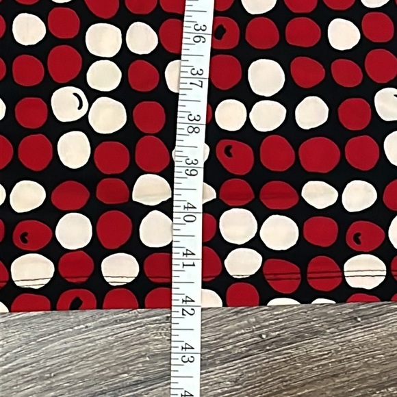Sere Nade Red Black Dots Ruffle Flounce Short Sleeved Retro Pop Art Dress Sz S - Picture 10 of 12